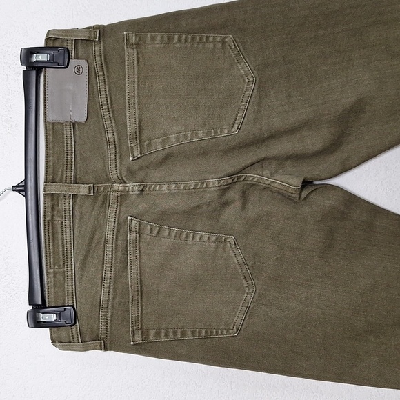 AG Adriano Goldschmied Men's Preppy The Tellis Modern Slim Olive Green Jeans 31R - Picture 4 of 10